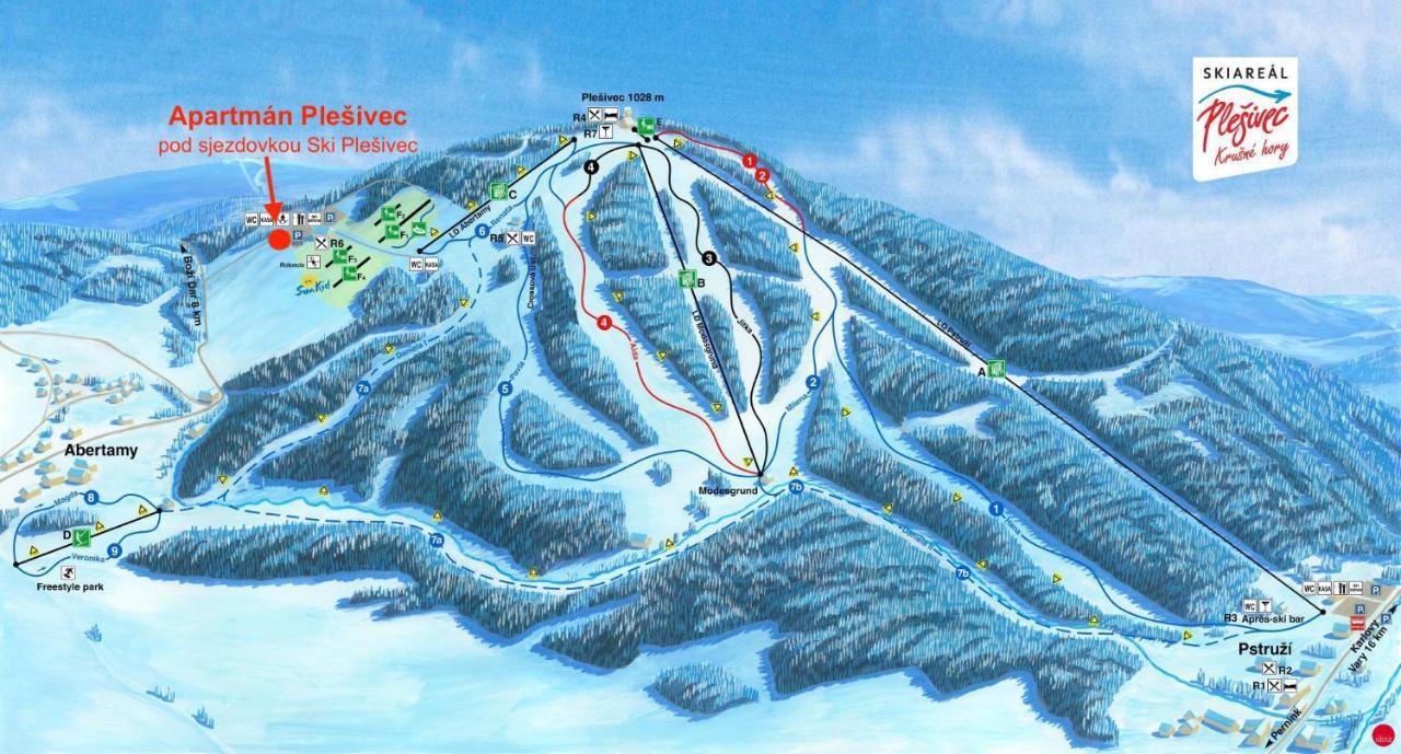Apartman Ski Plesivec Abertamy Buitenkant foto